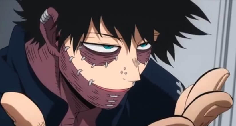 how did dabi get his scars